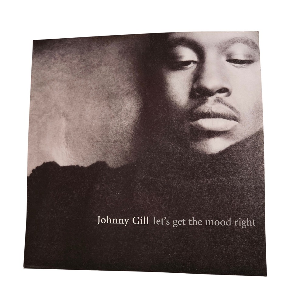 Johnny‎ Gill Let's Get the Mood Right 1996 Promo Flat Album Poster 12x12 D/S